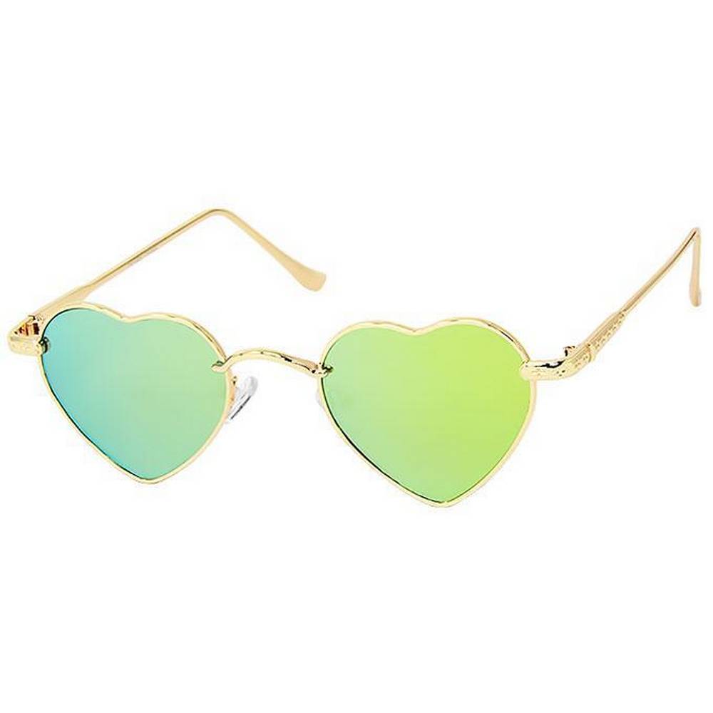 Heart shaped Sunglasses metal frames - Assorted