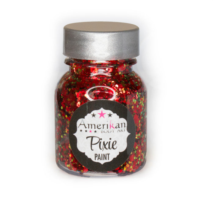 Pixie Paint Glitter- Jar of 1 oz dropdeadred