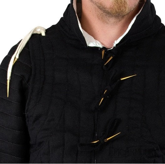 Imperial Gambeson LARP under-amor, Black