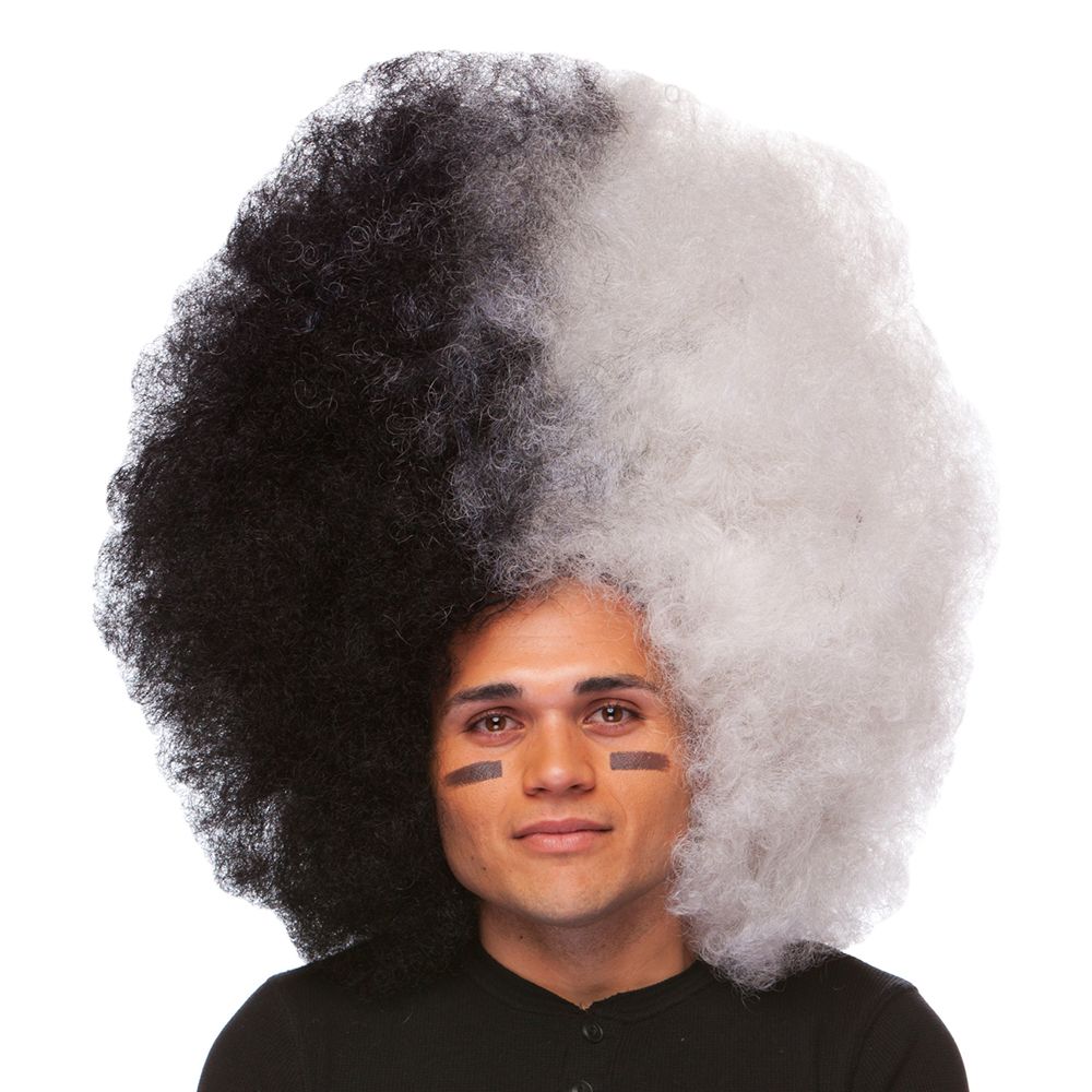HIFRO Afro NCW013H Wig hifro NCW013H_black&white