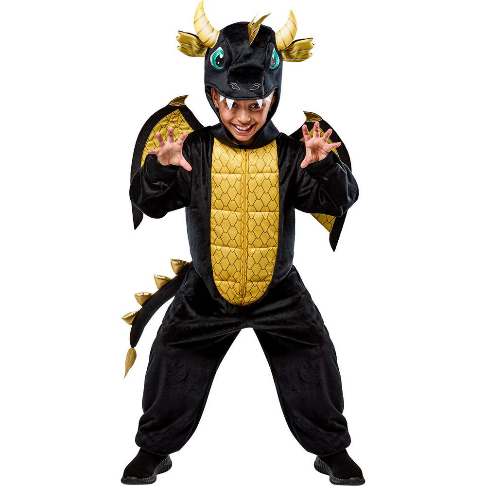 Dragon noir Costume pour enfants