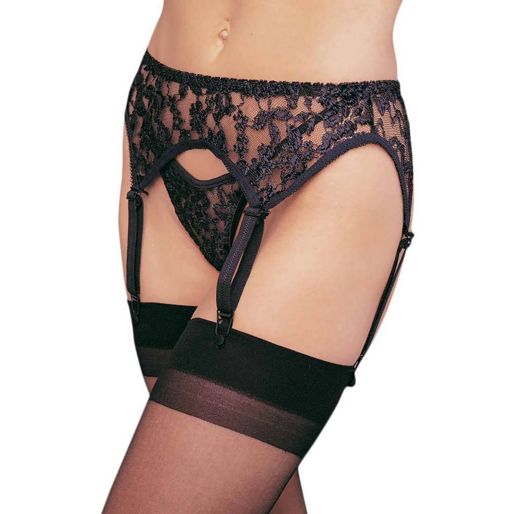 Lace Garter Belt & Thong