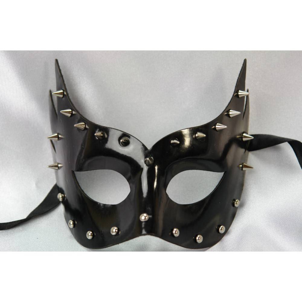 Leather Spike Studs Venetian Mask