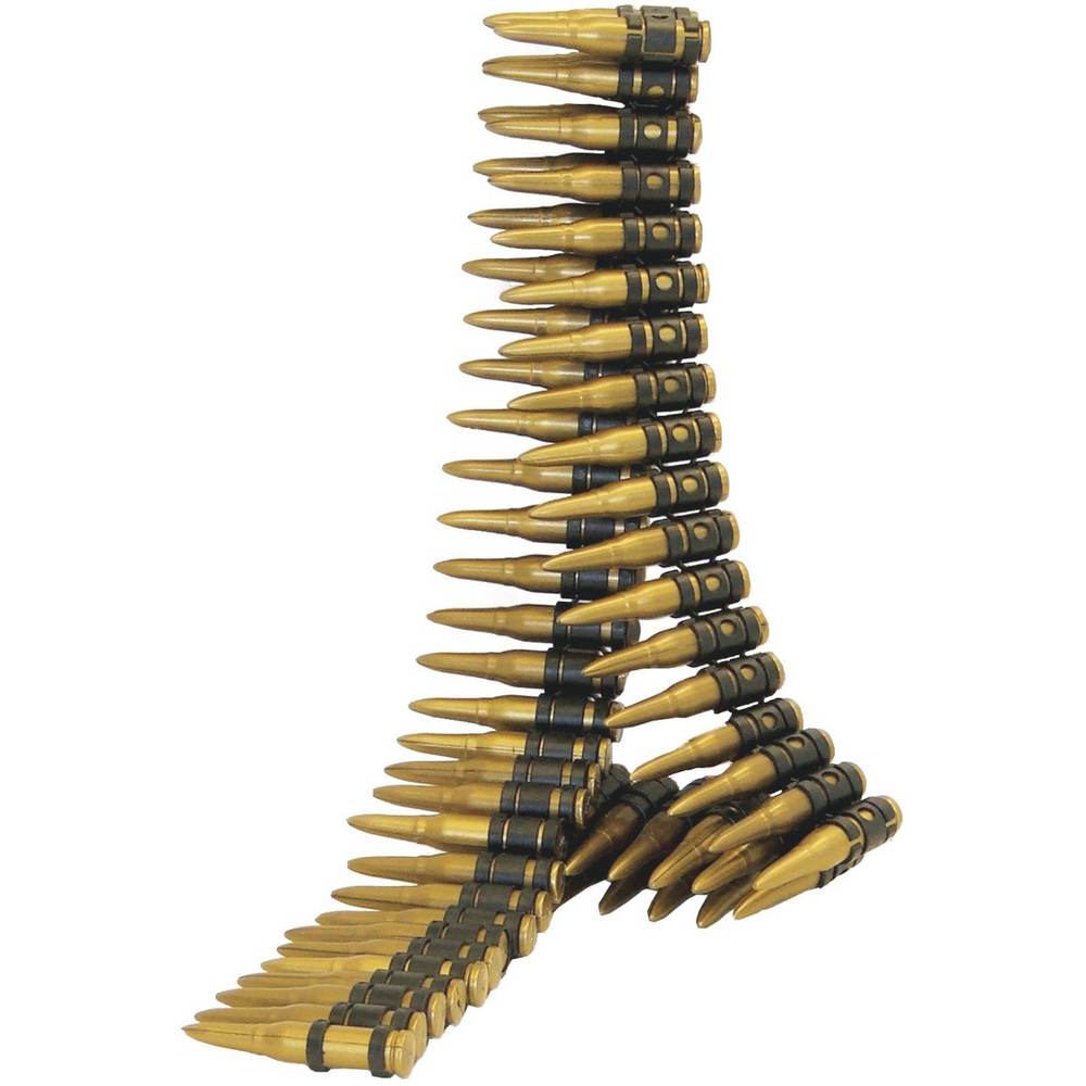 Bullet Belt - 96 fake Bullets - 150cm Long