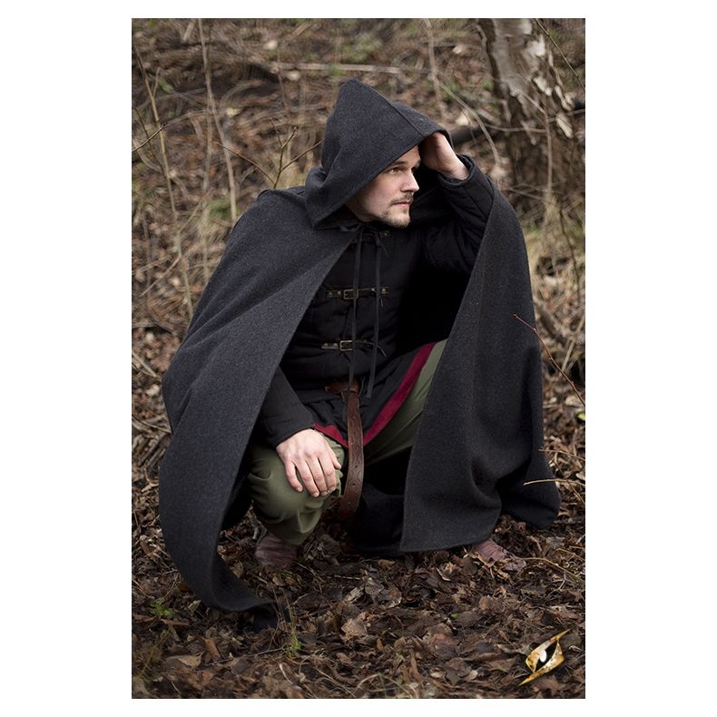 Hooded Wool Cape 300233LX-grey-wool-larp-cape-2