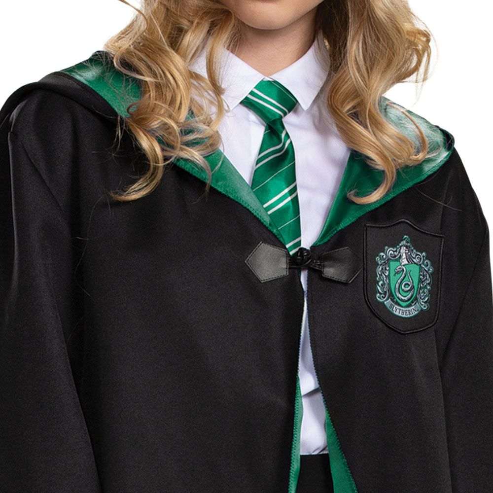 Slytherin Robe Deluxe Harry Potter 107979_female_patch