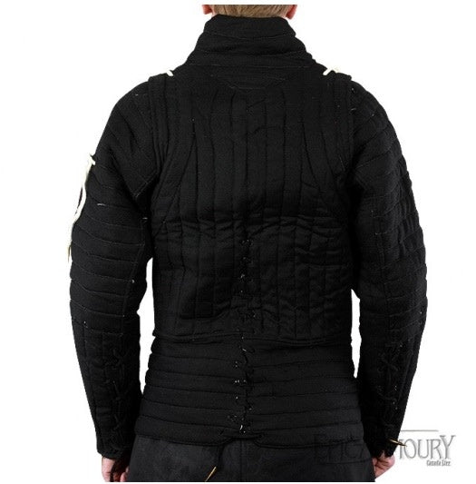 Imperial Gambeson LARP under-amor, Black