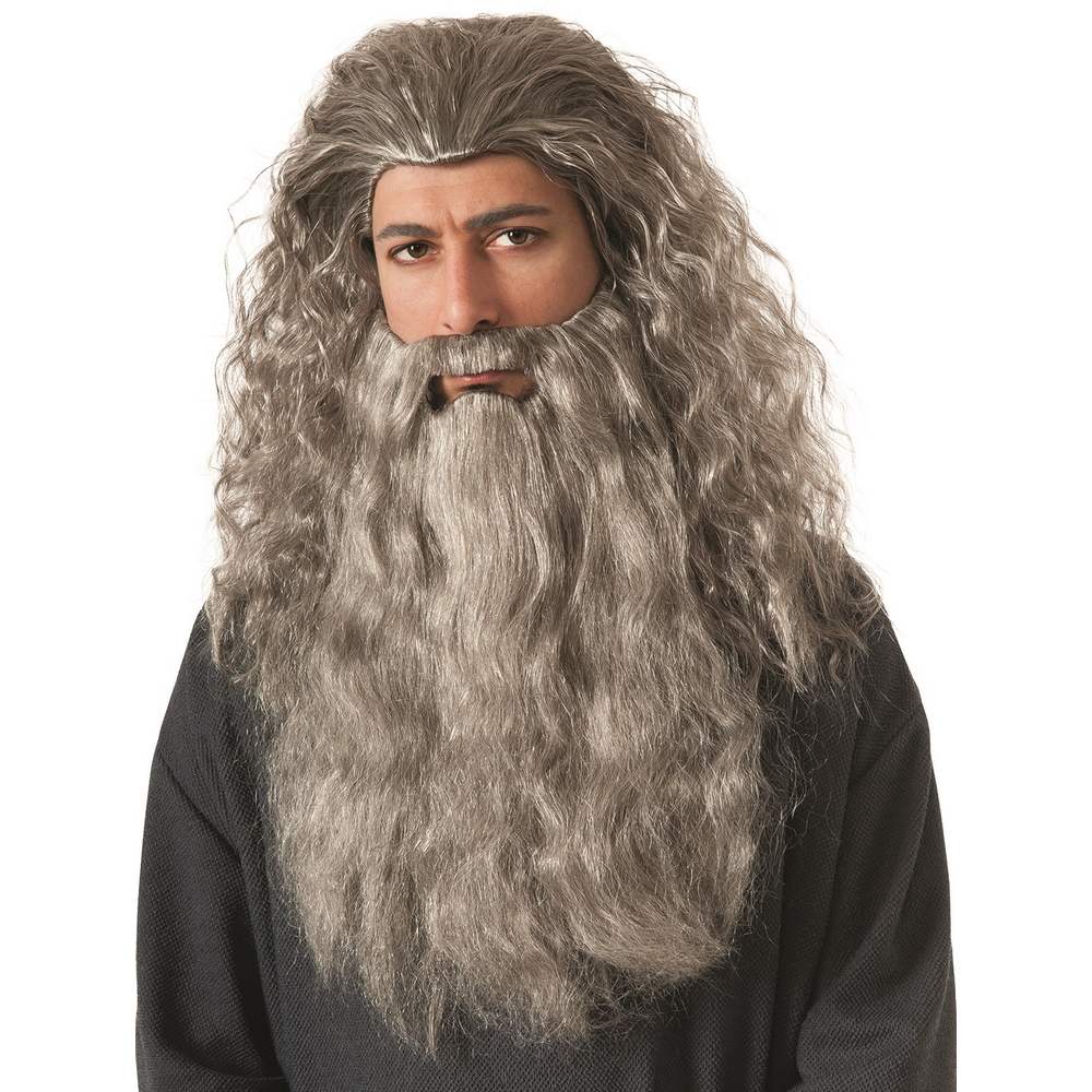 Gandalf Wig & Beard Kit - Lord Of The Rings