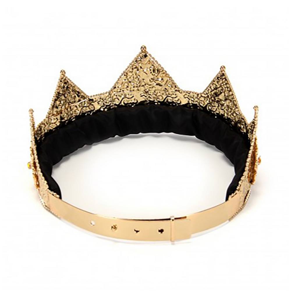 Queen Gold 3" Pointed Crown - adjustable