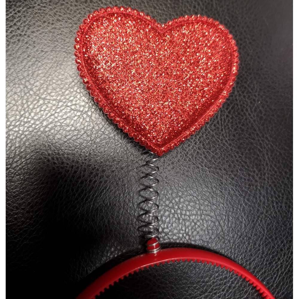 Bandeau Antenne Cœur Étincelant d'Amour