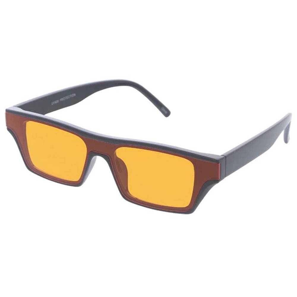 Unisex Medium Rectangular Shield Frame Sunglasses- Assorted