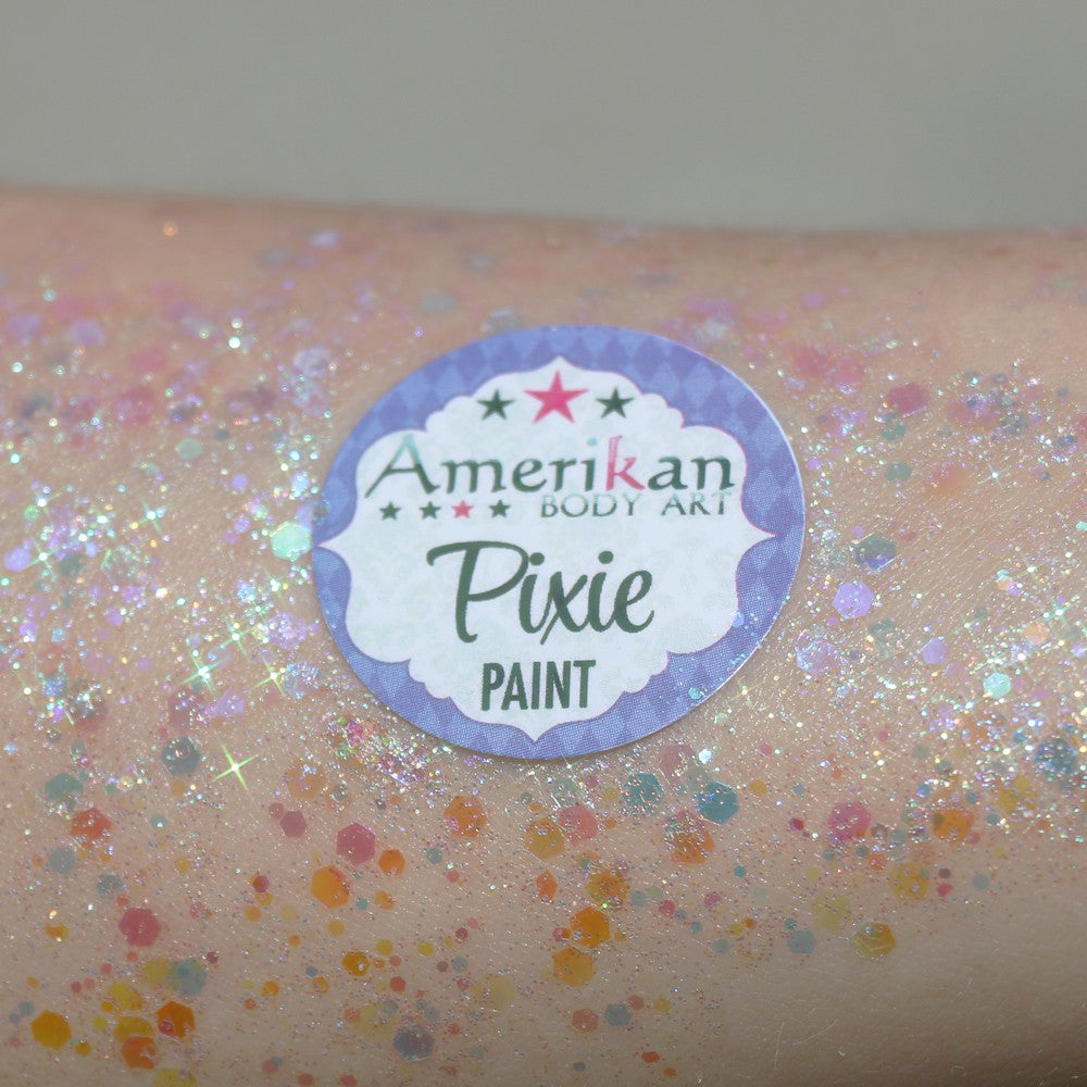 Pixie Dust Dry Glitter Blend - 1 oz Abrakadabra-swatch-pixiePaint