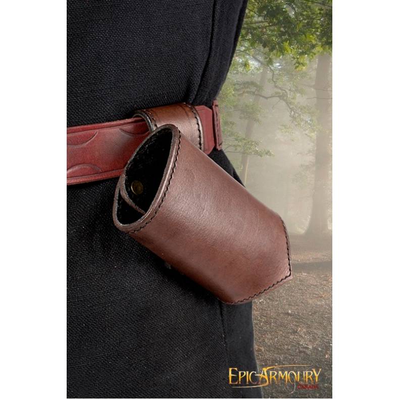 Right Hand Sword Frog, leather holder 101523-brown-right-hand-sword-frog
