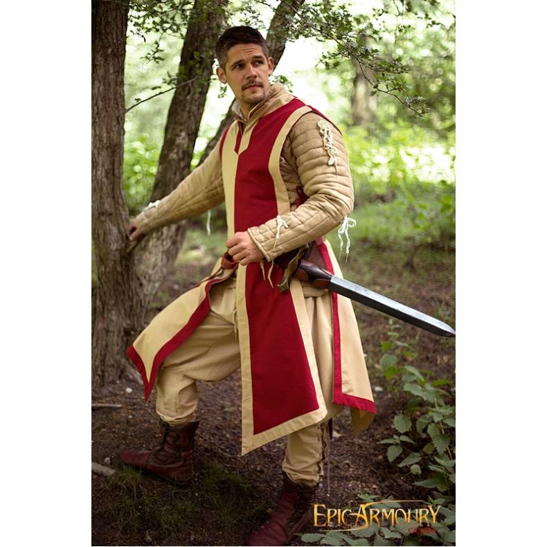 Epic Armoury Basic Tabard 30076856-basic-tabard-dark-red-and-beige