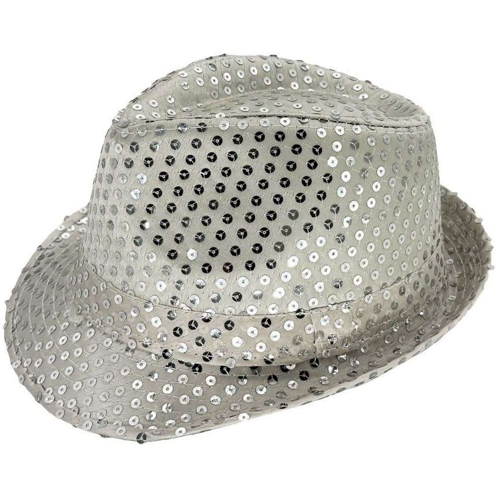 Sequin Trilby Fedora Hat