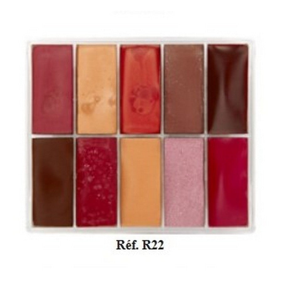 Maqpro Lipstick Palette 10 colors 1022 PP R.22