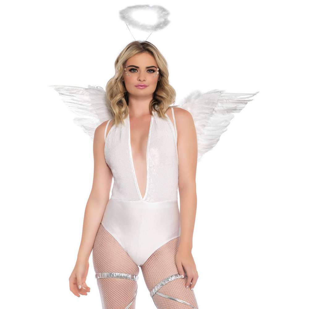 Angel wings & halo kit 2065_white