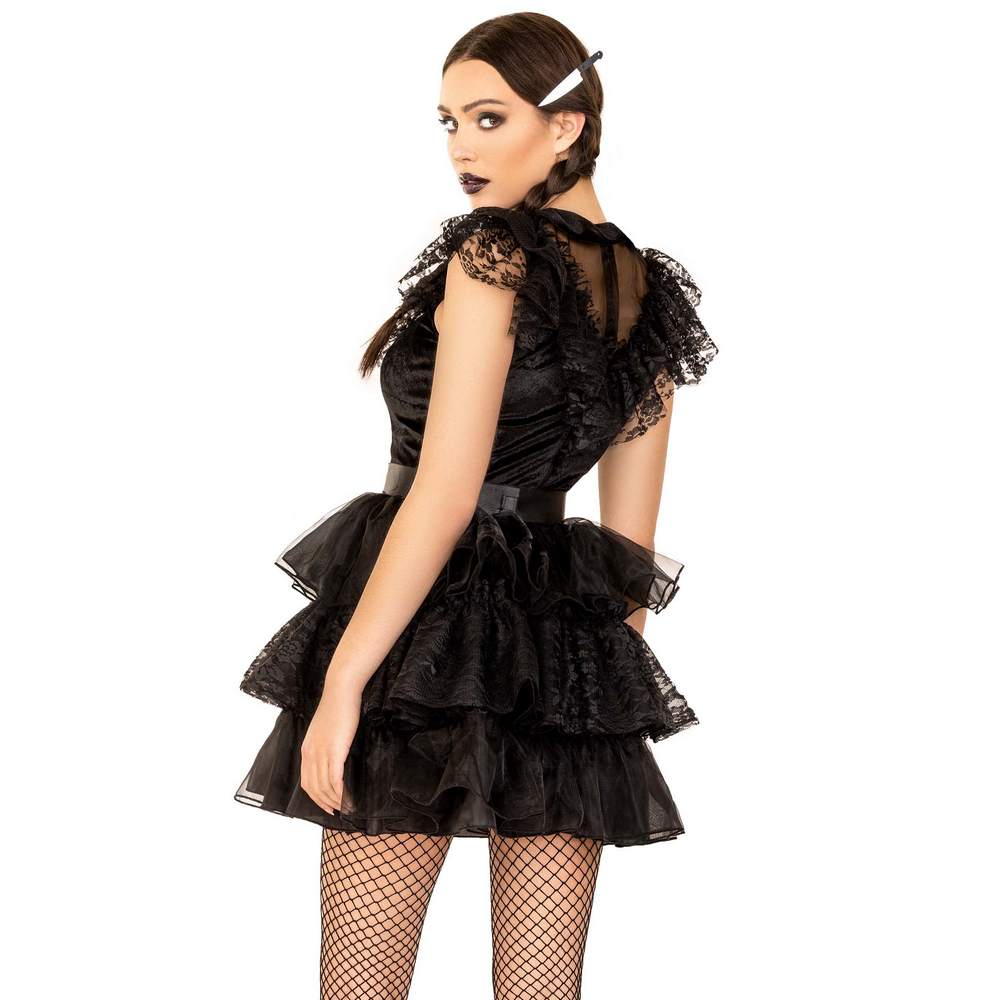 Raving Rebel Black Dress- Gothic costume