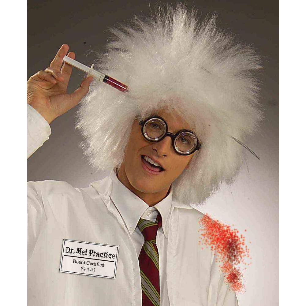 Mad SCIENTIST WIG - Dr. Mel Practice
