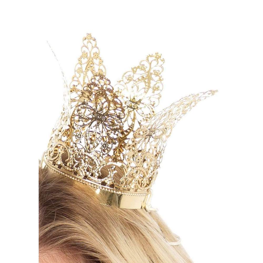 Mini Metal Filigree Crown