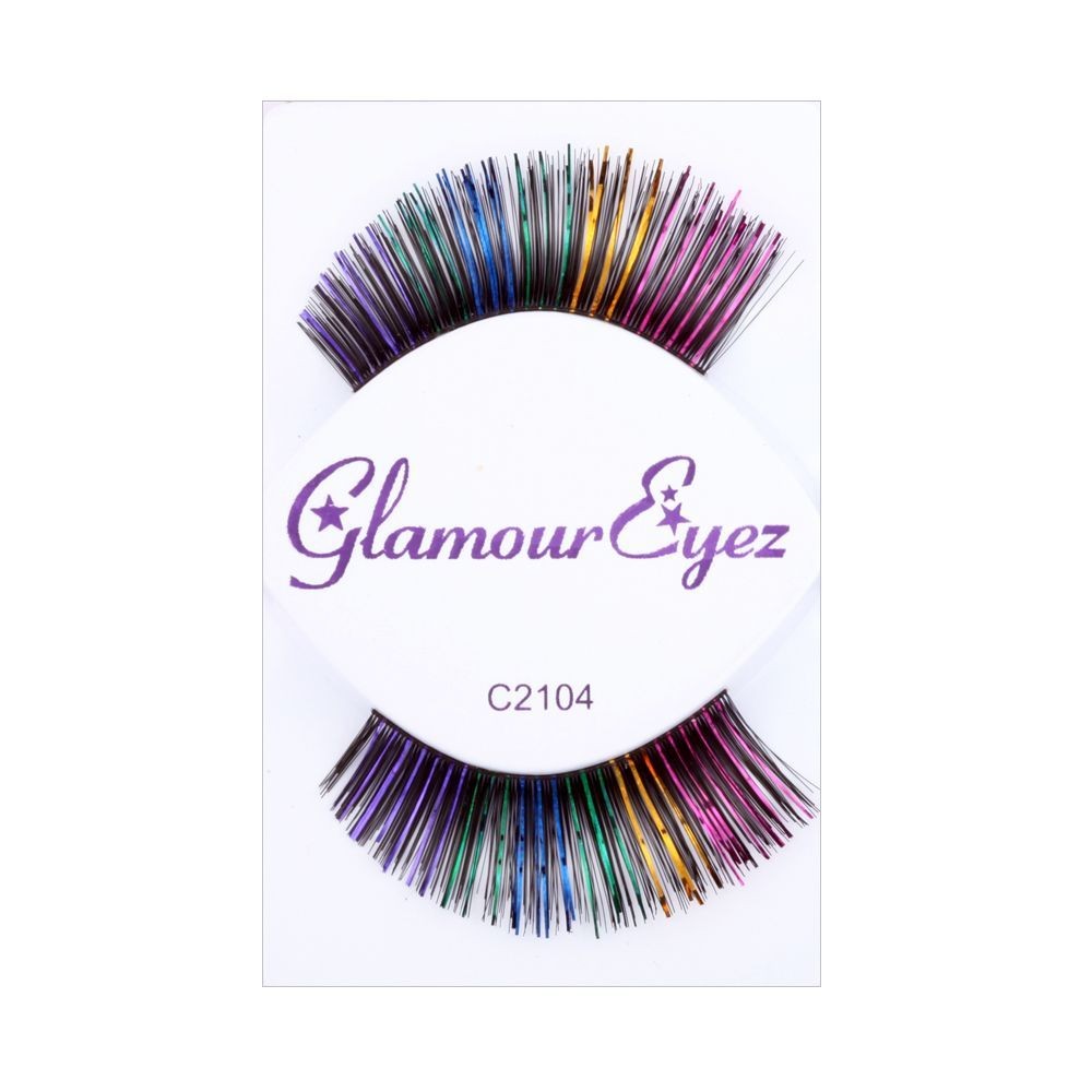 Multicolor Metallic Look Eyelashes