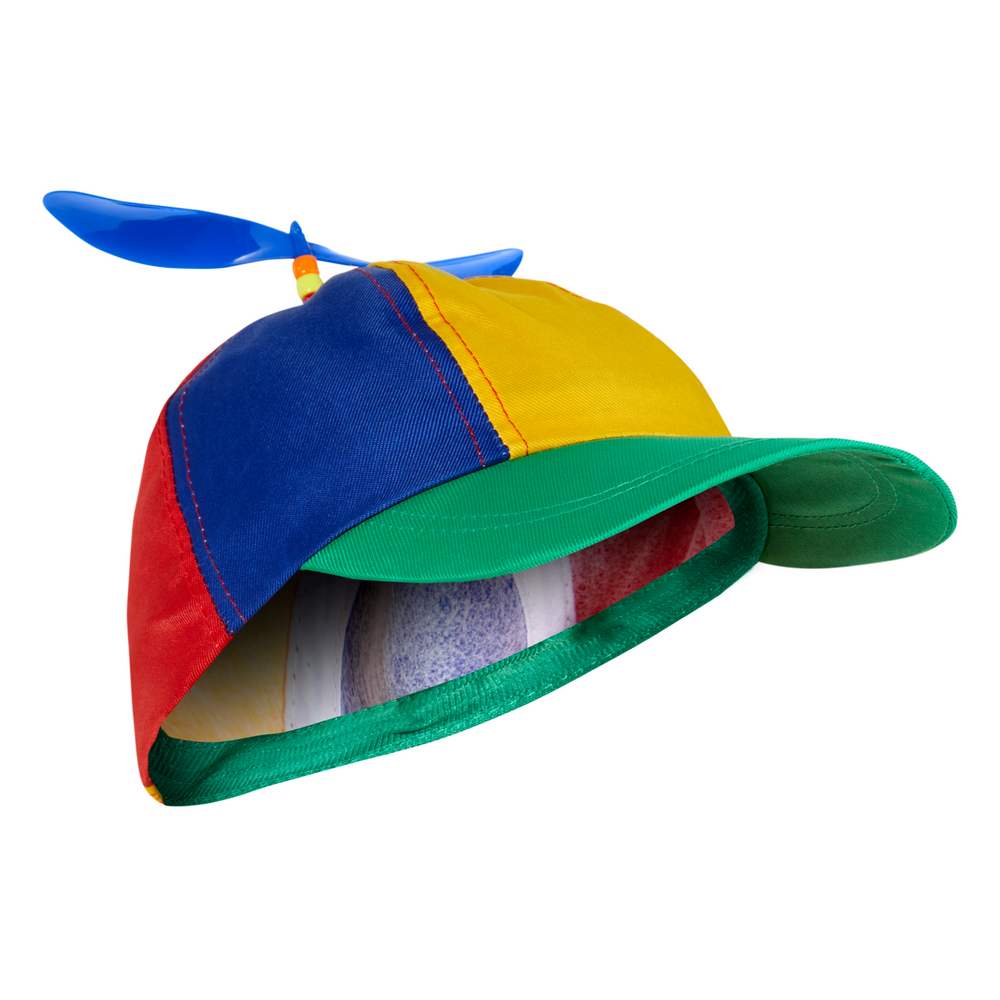 Chapeau à hélice multicolore - adulte