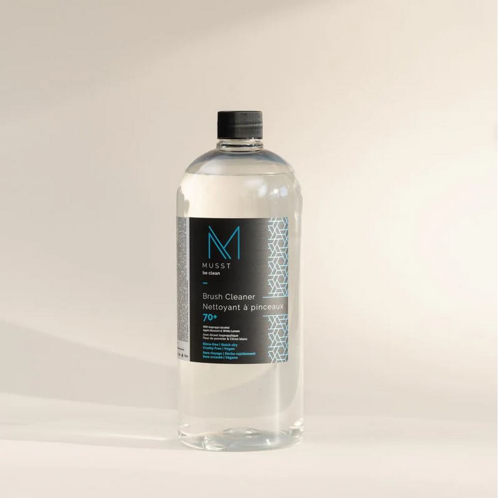 Musst Brush Cleaner 70+ no-rinse quick drying Cleanser