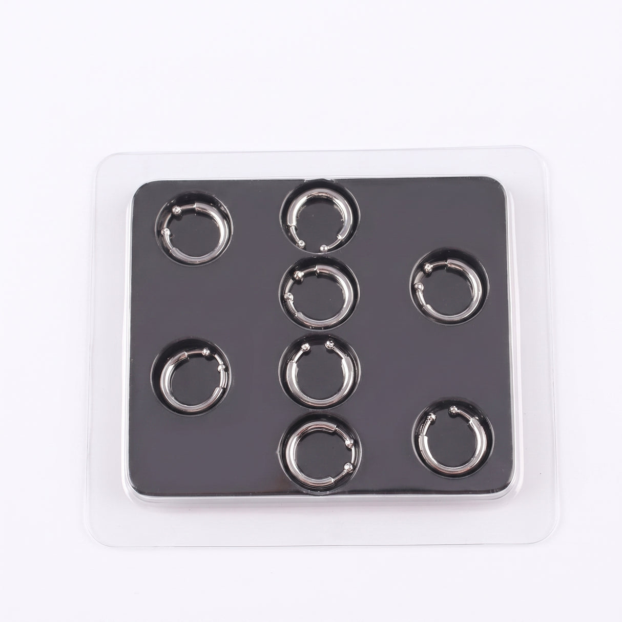 Non-Piercing Nose Ring Jewelry Kit P - silver