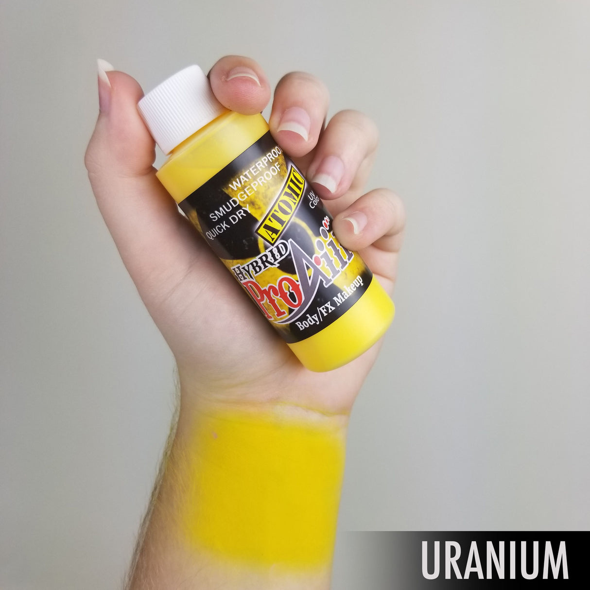 ProAiir HYBRID Waterproof Makeup uraniumYellowArm.jpeg