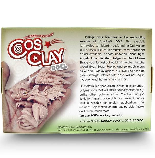 Cosclay Doll Polymer clay