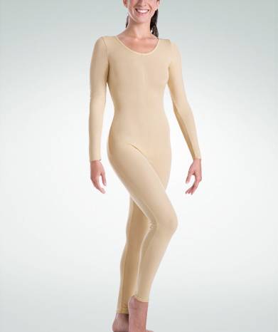 Women Long Sleeve Unitard MT217 MT217_nude