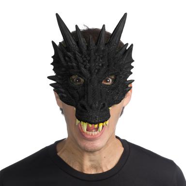 Supersoft Fantasy Dragon Mask 72-7248BK