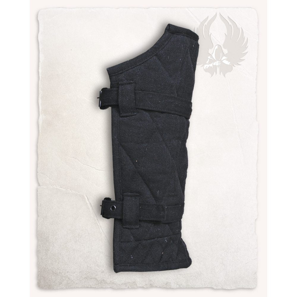 Mytholon Arthur padded greaves 987161_arthur_greaves_bl_si-print2-Kopie