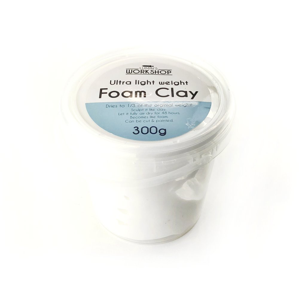 Lumin's Workshop Ultra Light Foam Clay - 300g Lumins_workshop_foam_clay_300g_white