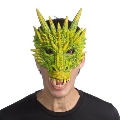 Supersoft Fantasy Dragon Mask 72-7248_green