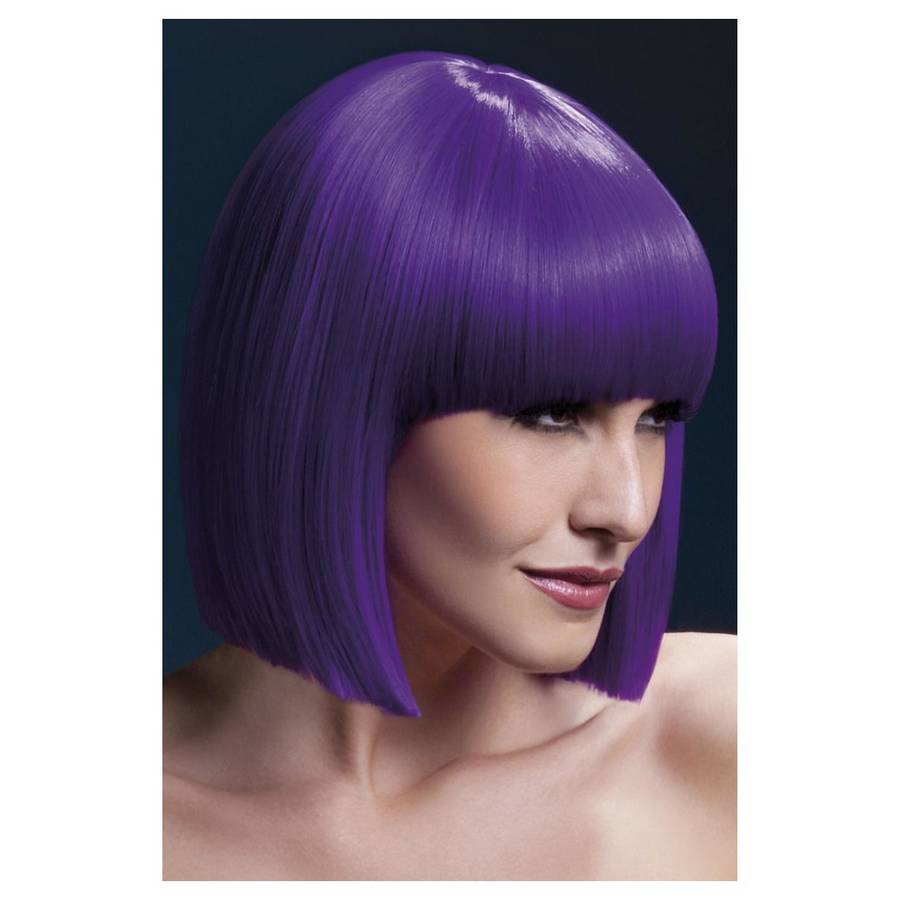 Lola Wig Blunt Cut Bob with Fringe 42495-Lola_wig_Purple