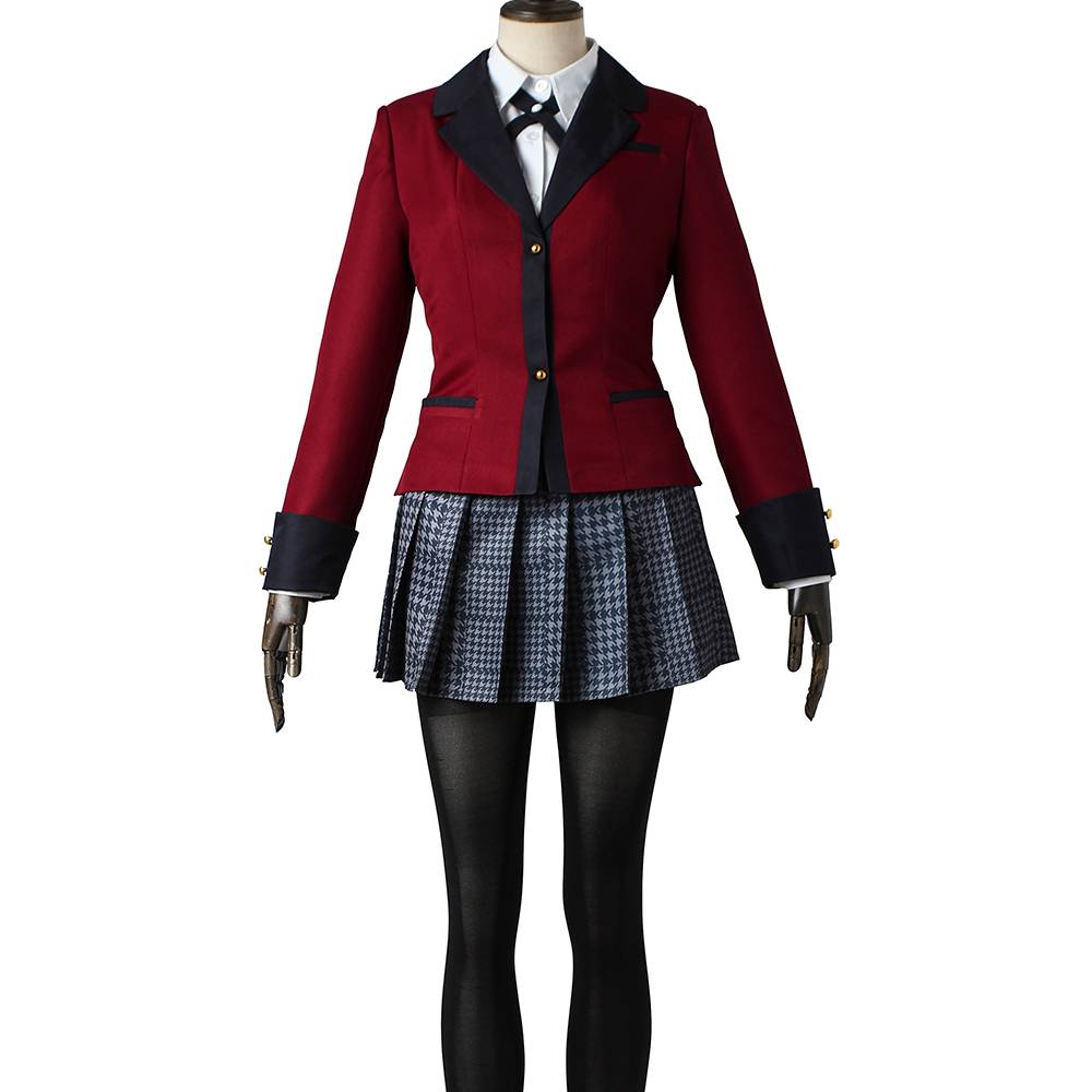 Deluxe Red school girl Cosplay