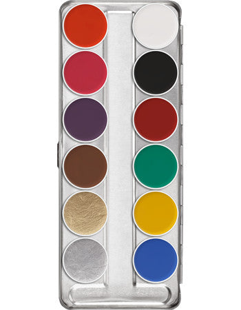 KRYOLAN Aquacolor Palette 12 colors