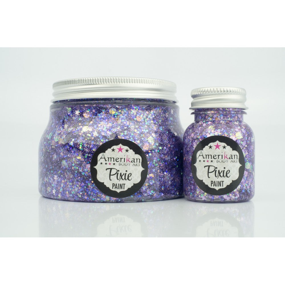 Pixie Paint Glitter- Jar of 1 oz PurpleRain-set-pixiePaint