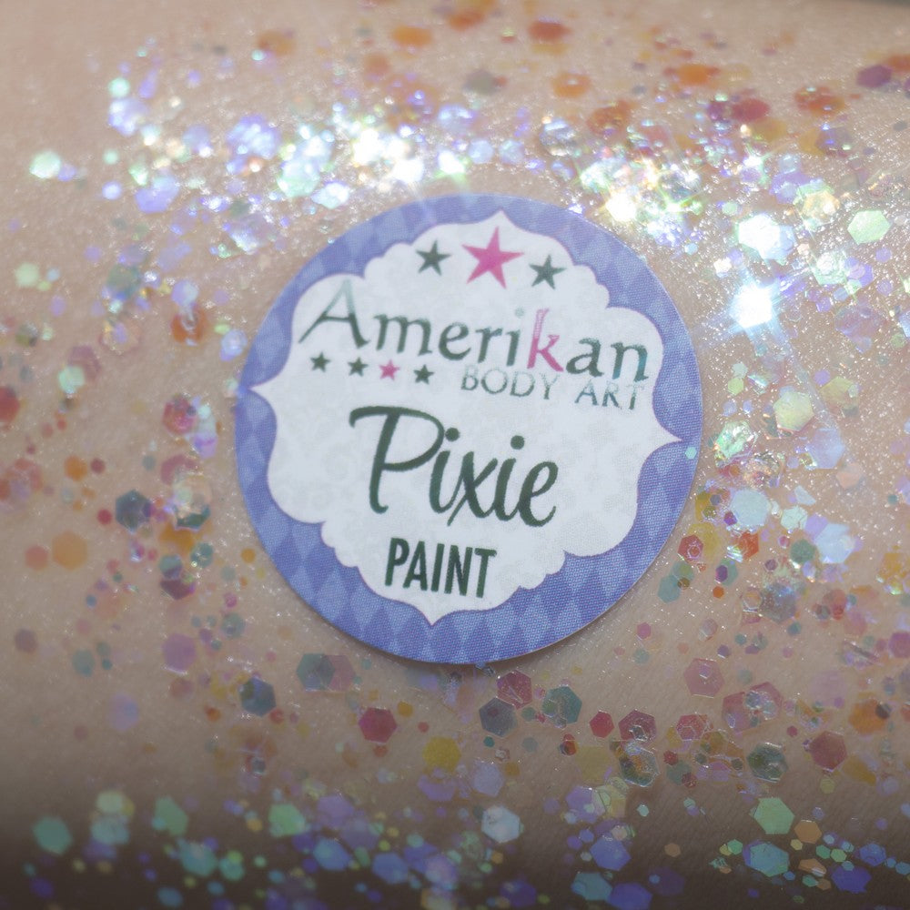 Pixie Paint Glitter- Jar of 1 oz TrueColors-swatch-pixiePaint