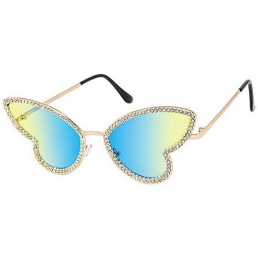 Butterfly shaped Sunglasses with rhinestones - Assorted