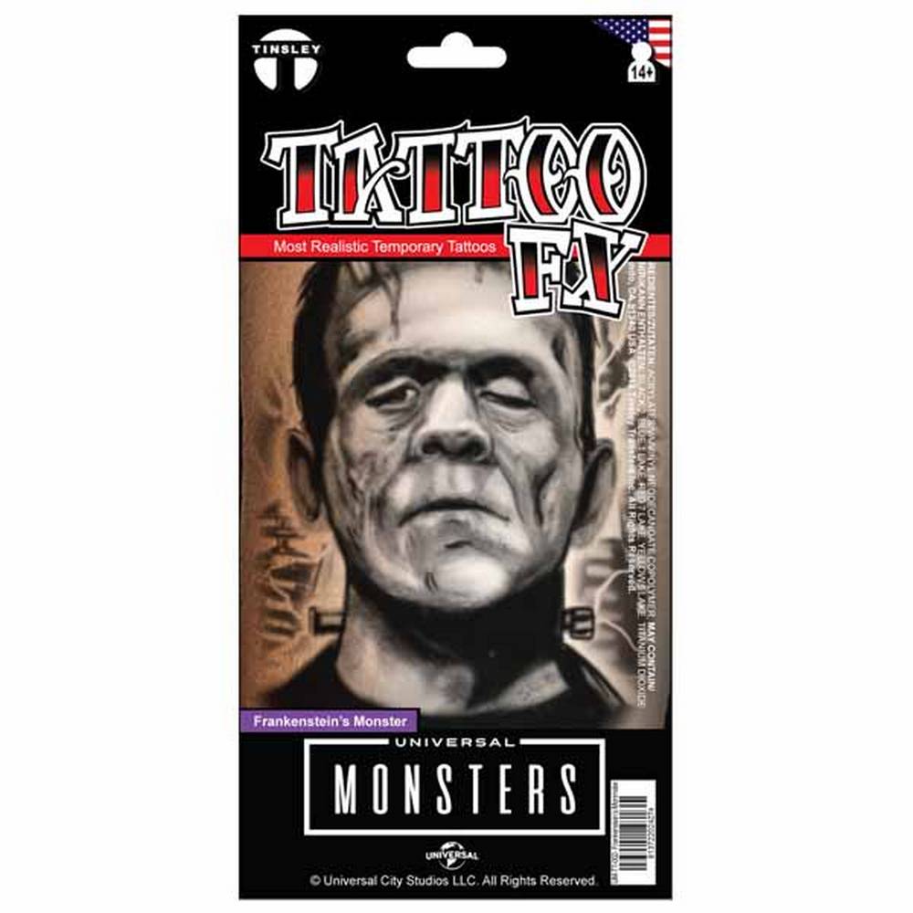 Frankenstein's Monster Tattoo FX - Tinsley