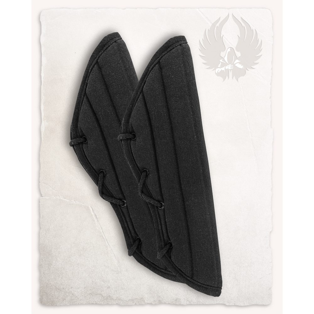 Mytholon Leopold padded bracers 989989-100165SL-Leopold-Armpolster-Canvas-schwarz