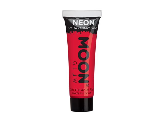 Moon Neon Uv Face & Body Paint 12ml M5021-intense_red_-_neon_uv_face_&_body_paint_12ml