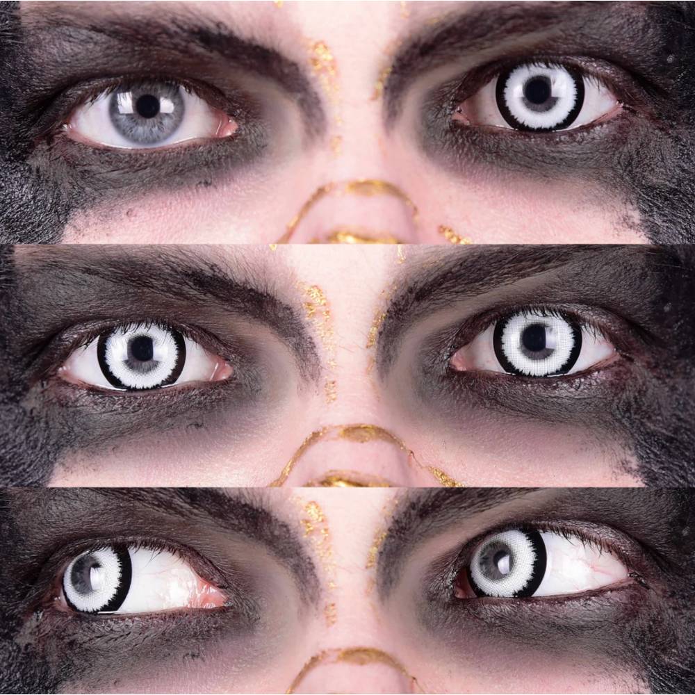 WEREWOLF III Contact LENSES -White/black