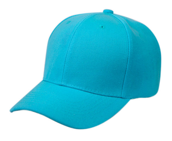Plain Baseball Velcro Cap PC330 Hat O.S. Epochhats-Cap-PC330_TURQ