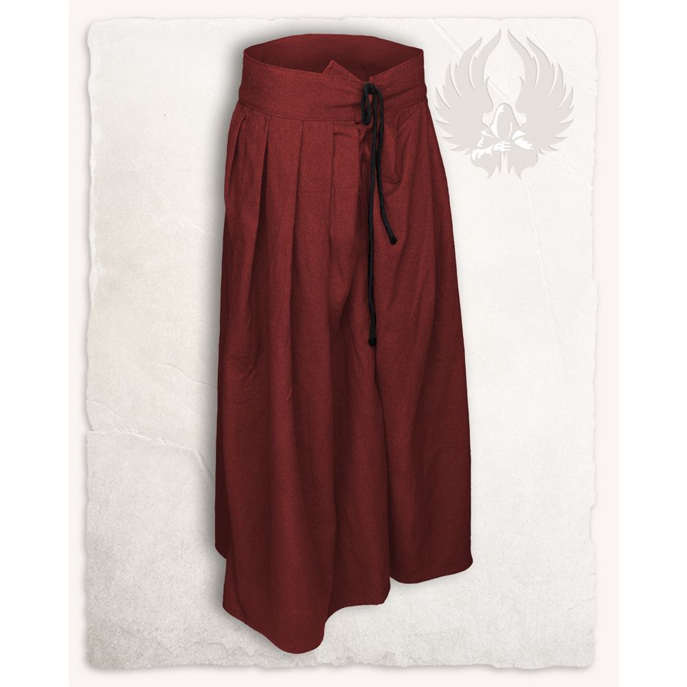 Anna medieval skirt Canvas - Bordeaux