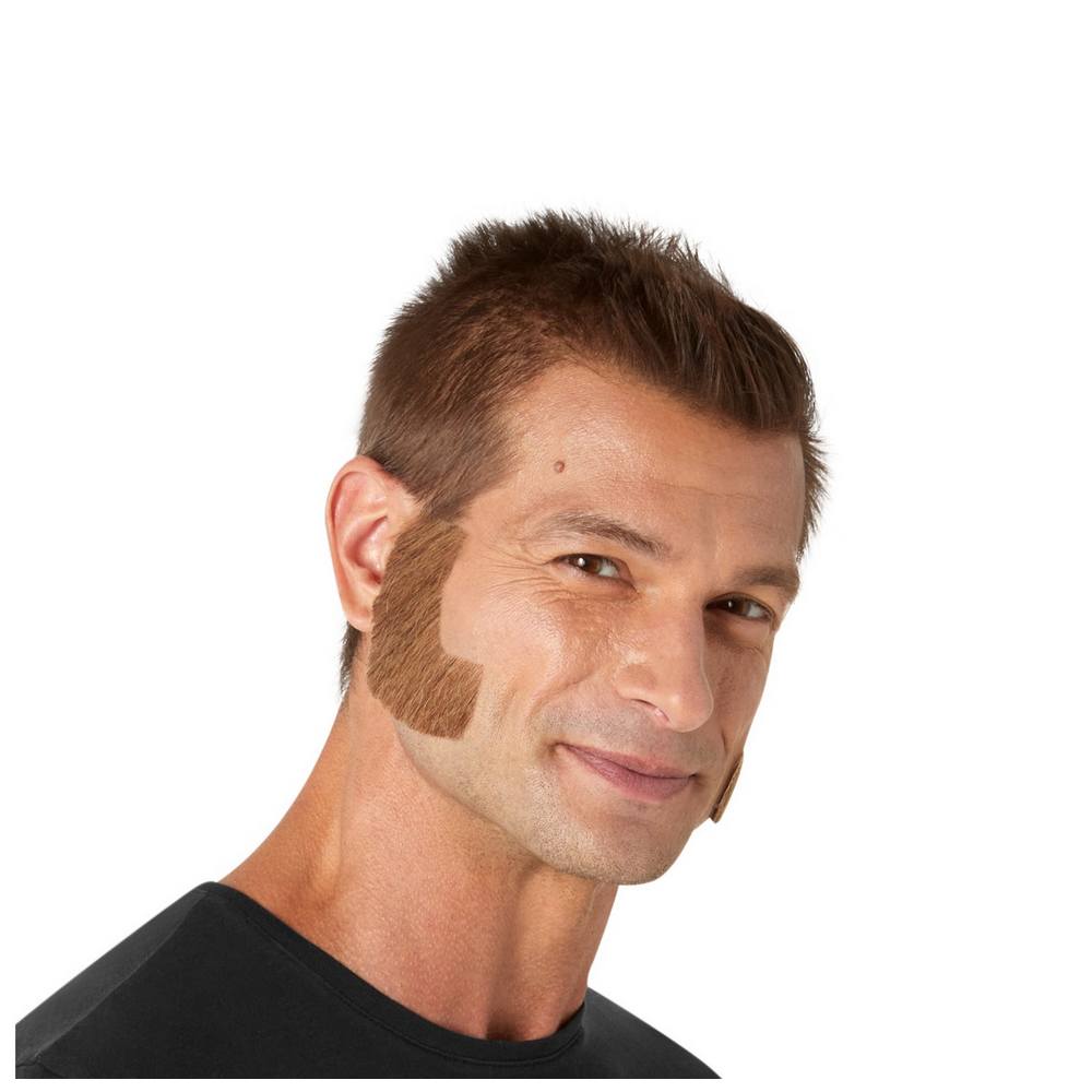 Human Hair Professional Sideburns 2019-LBRN_2