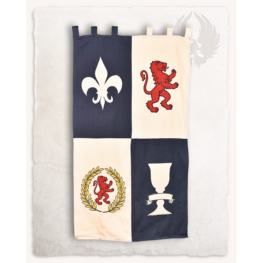 Mytholon Lion patch standarte_mit_aufnaeher_lion_patch