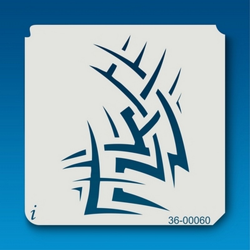 ISTENCILS 36-00060 Bad Ass Stencils